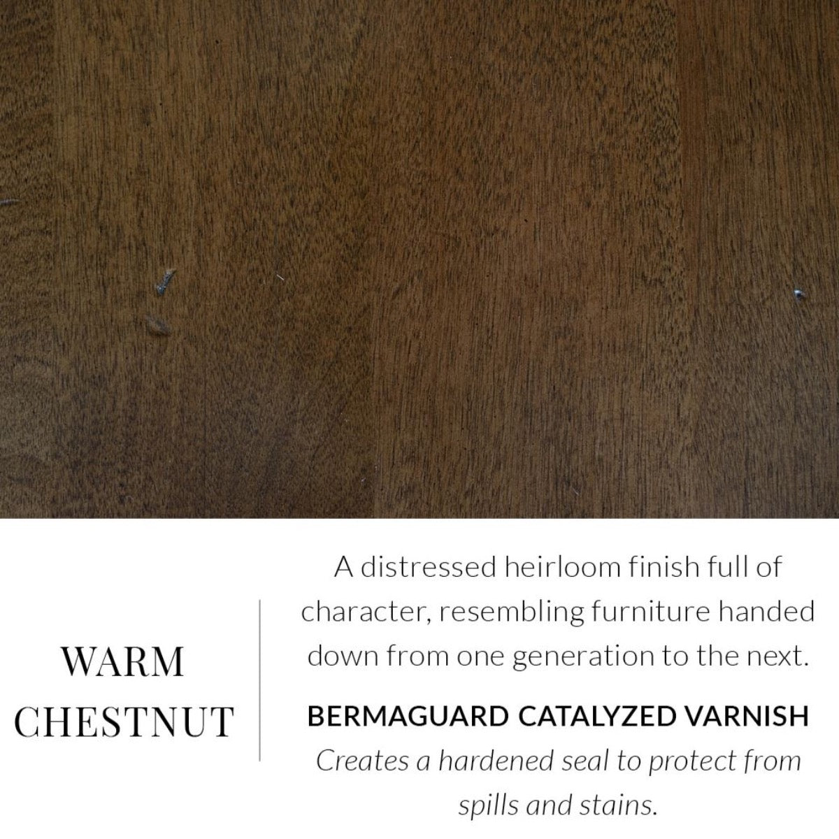 Pedestal Dining Table. Warm Chestnut.
