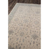 Pembroke Hand-Knotted Rug styled on wood floor. Styled view.