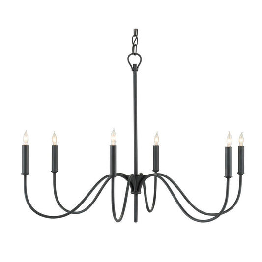 Penn Chandelier. Front view.
