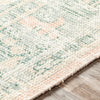 Perry Rug edge detail. Close-up detail view.