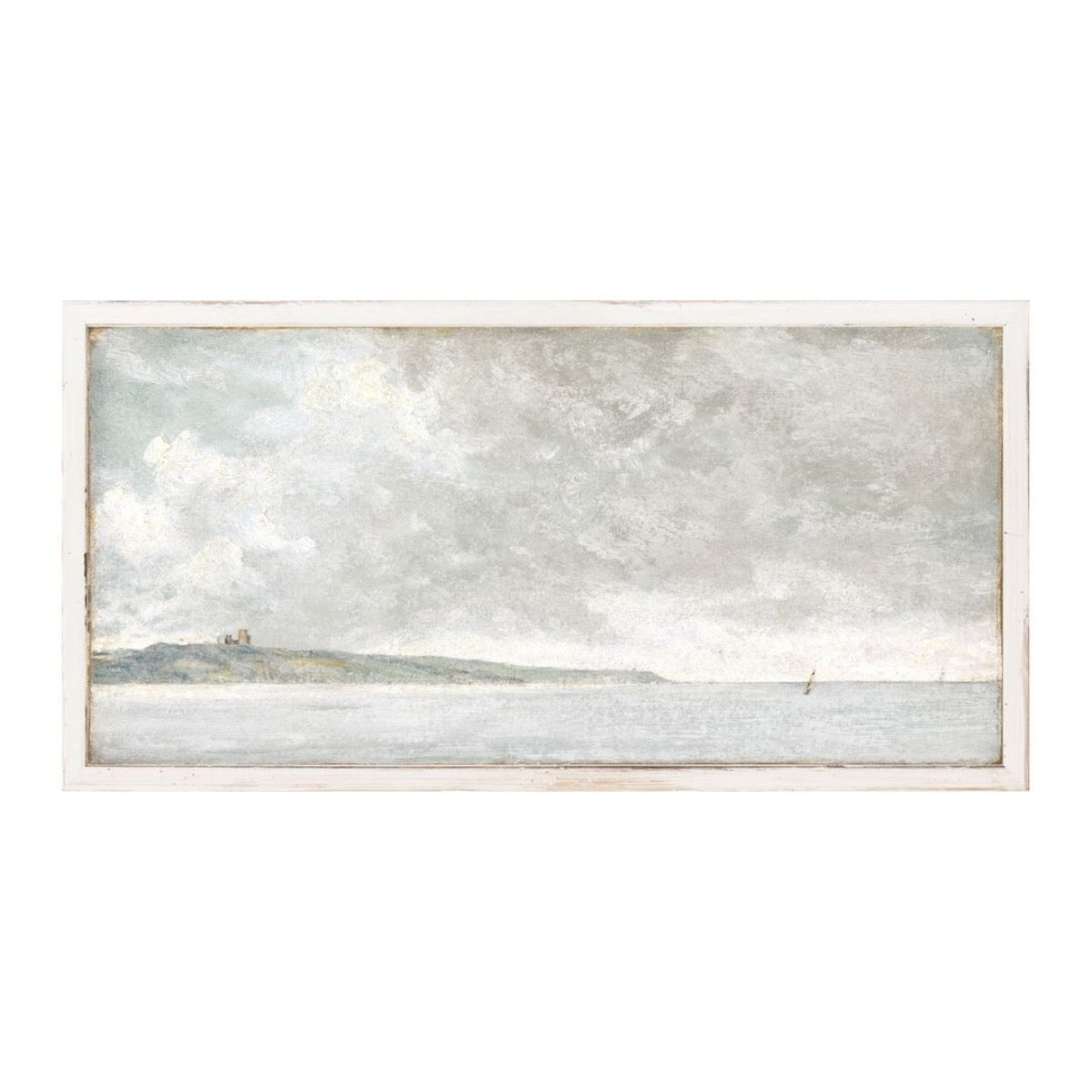 Petite Scapes - Coastal Scene with Cliffs. Front view.