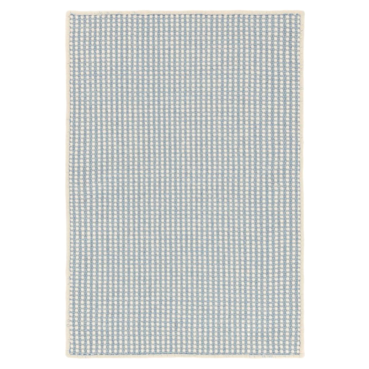 Pixel Sky Woven Sisal/Wool Rug. Top view.