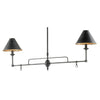Prosperity Black Rectangular Chandelier Chandeliers