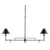 Prosperity Black Rectangular Chandelier Chandeliers