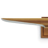 Radford Picture Light - Small Natural Brass left side. Detail view.