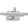 Radford Picture Light - Small Polished Nickel centre. Detail view.