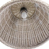 Augustine Outdoor Pendant - Large shade. Bottom up view.