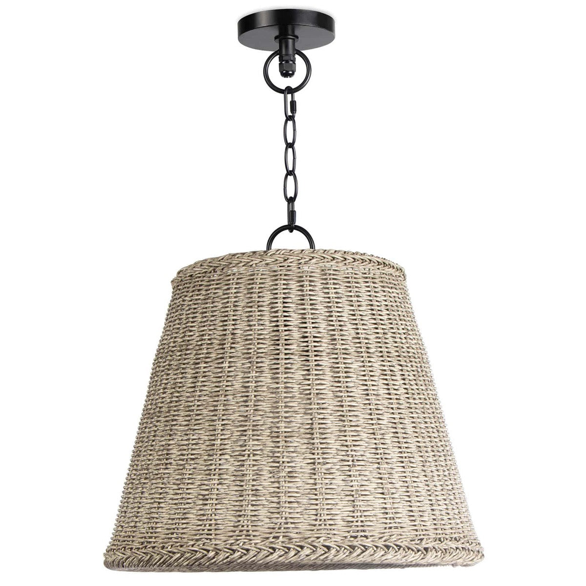 Augustine Outdoor Pendant - Large. Front view.