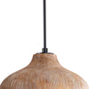 Surfside Wood Pendant upper shade. Detail view.
