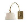 Rennie Swing-Arm Wall Sconce. Right angle view.