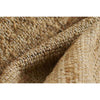 Ripple Jute Rug pile detail. Close-up detail view.