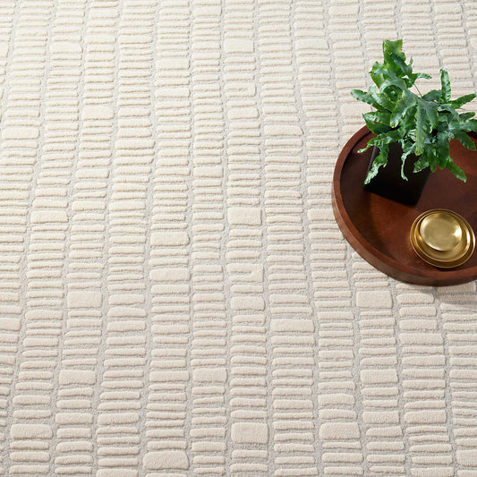 Roark Ivory Tufted Wool Rug RUGS