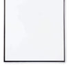 Ruby Rectangle Mirror bottom Steel. Detail view.