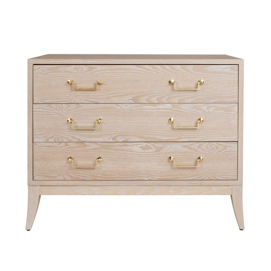 Rue Dresser Cerused Oak. Front view.