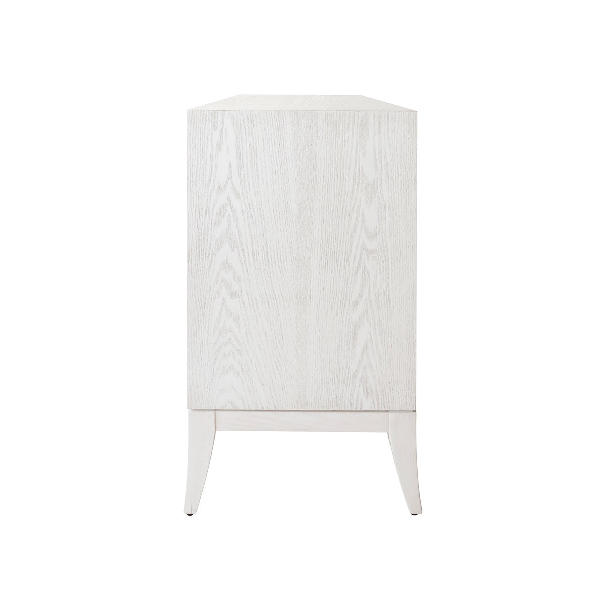 Rue Dresser White Washed Oak. Side view.