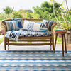 Safety Net Blue Woven Wool Rug Rugs