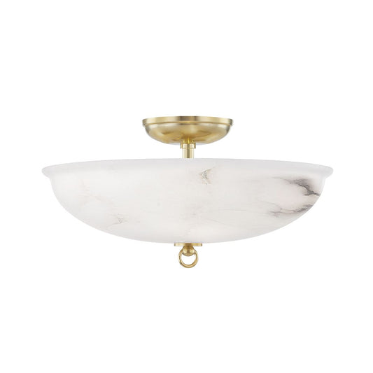Salisbury Flush Mount. Front view.