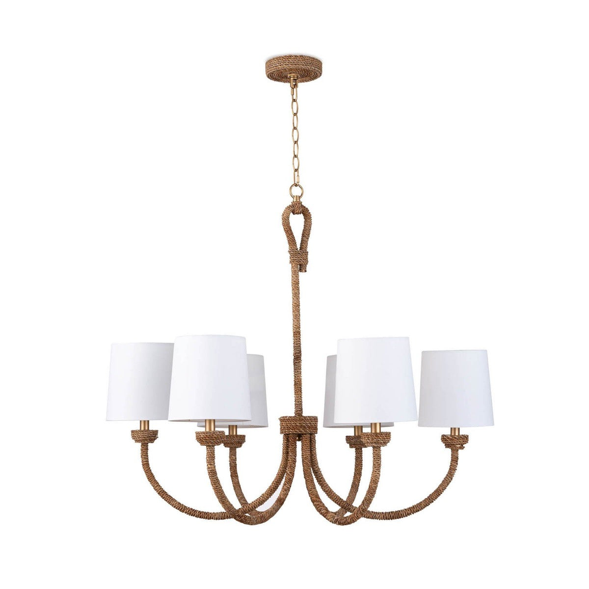 Bimini Chandelier - Small. Front view.