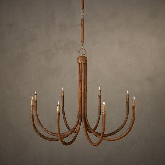 Samsara Rattan Chandelier Chandeliers