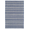 Samson Navy Indoor/Outdoor Rug. Top view.