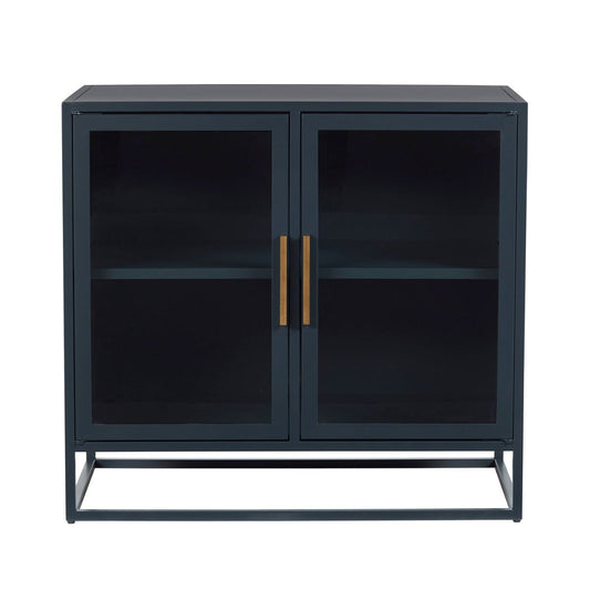 Santorini Short Metal Cabinet. Front view.