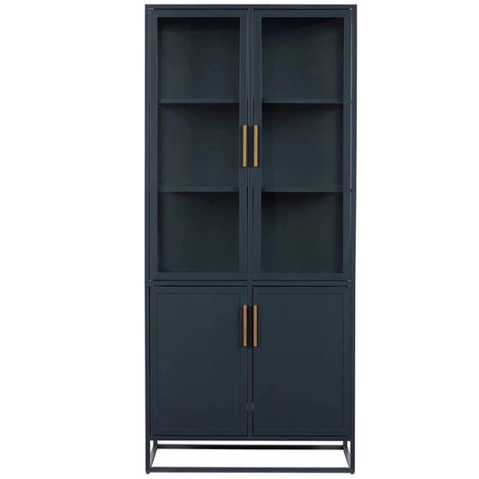 Santorini Metal Cabinet - Tall. Front view.