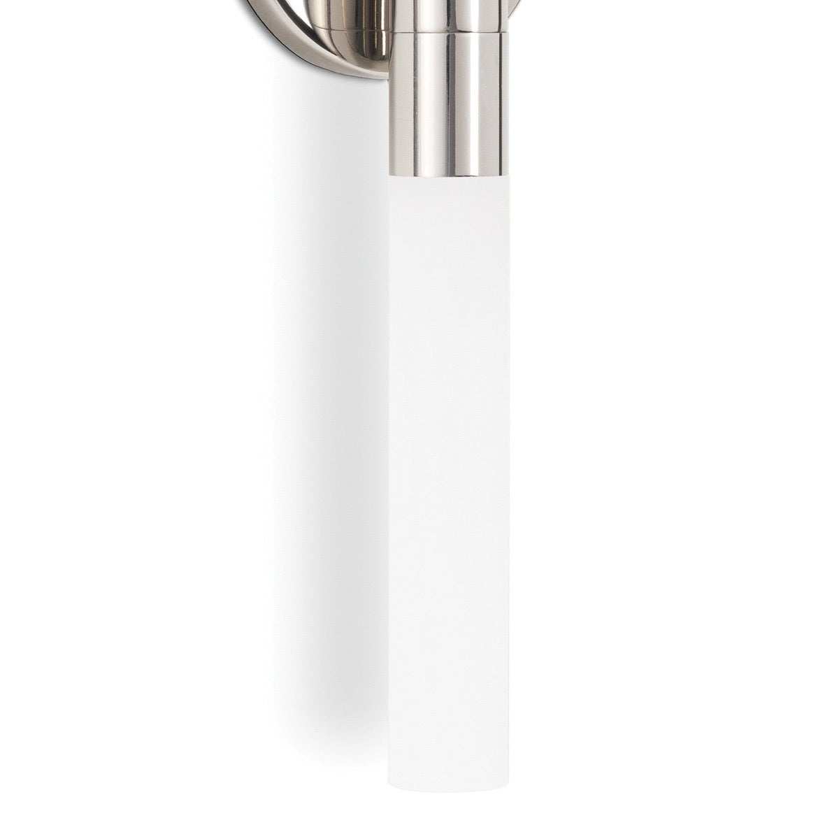 Sarah Sconce Polished Nickel bottom. Detail view.