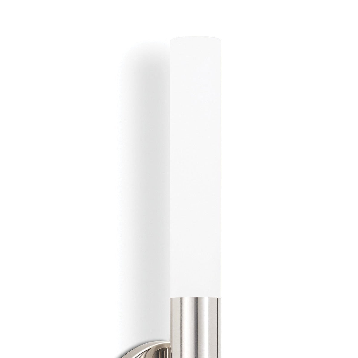 Sarah Sconce Polished Nickel top. Detail view.