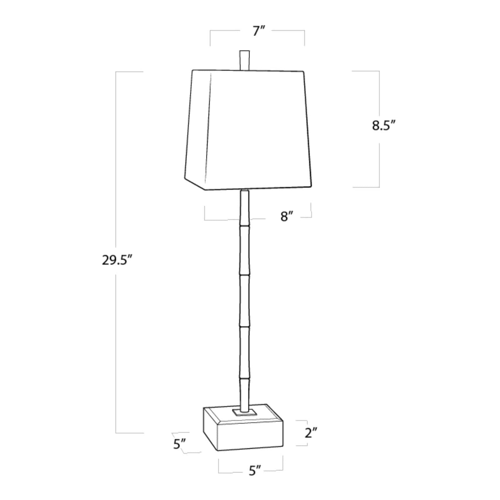 Sarina Buffet Lamp Table Lamps