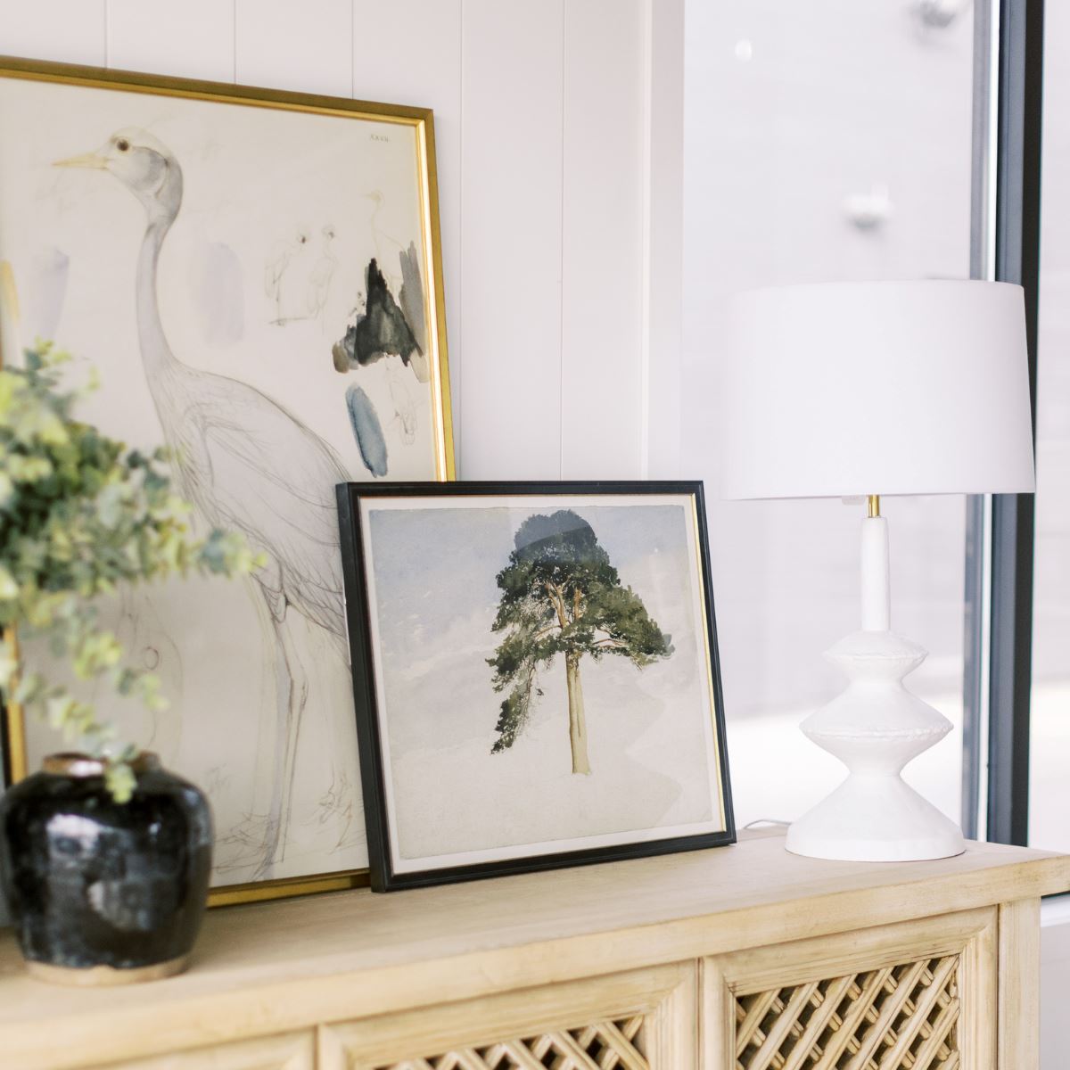 Scottish Fir Tree Framed Art