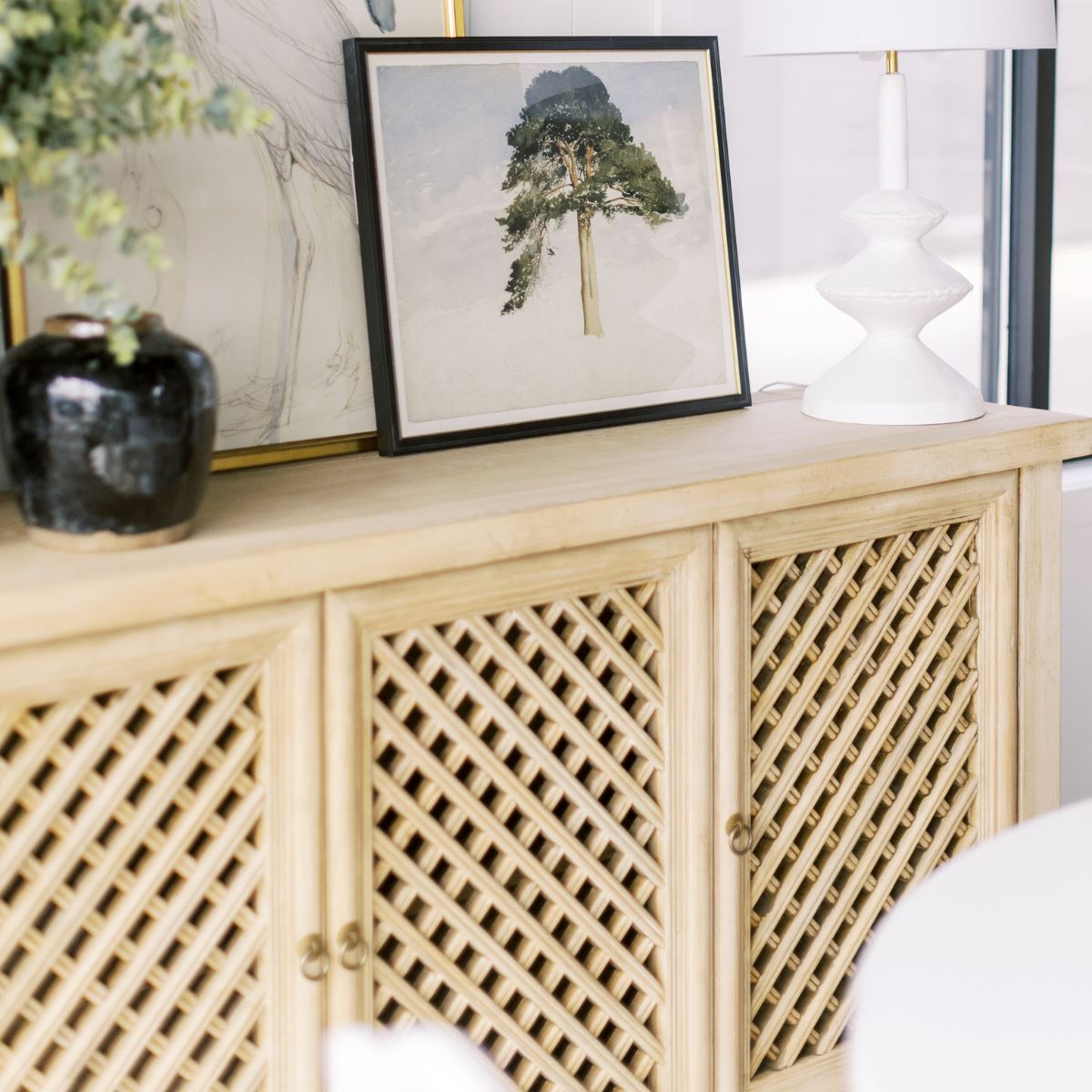 Scottish Fir Tree Framed Art