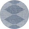 Sedona Outdoor Round Rug. Top view.