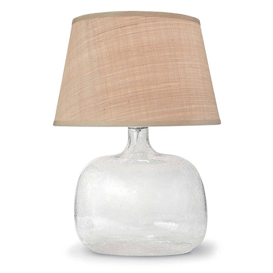 Seeded Oval Glass Table Lamp Table Lamps