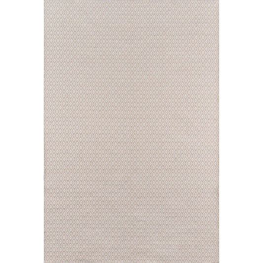 Simcoe Indoor/Outdoor Rug - Beige 2' X 3'. Top view.