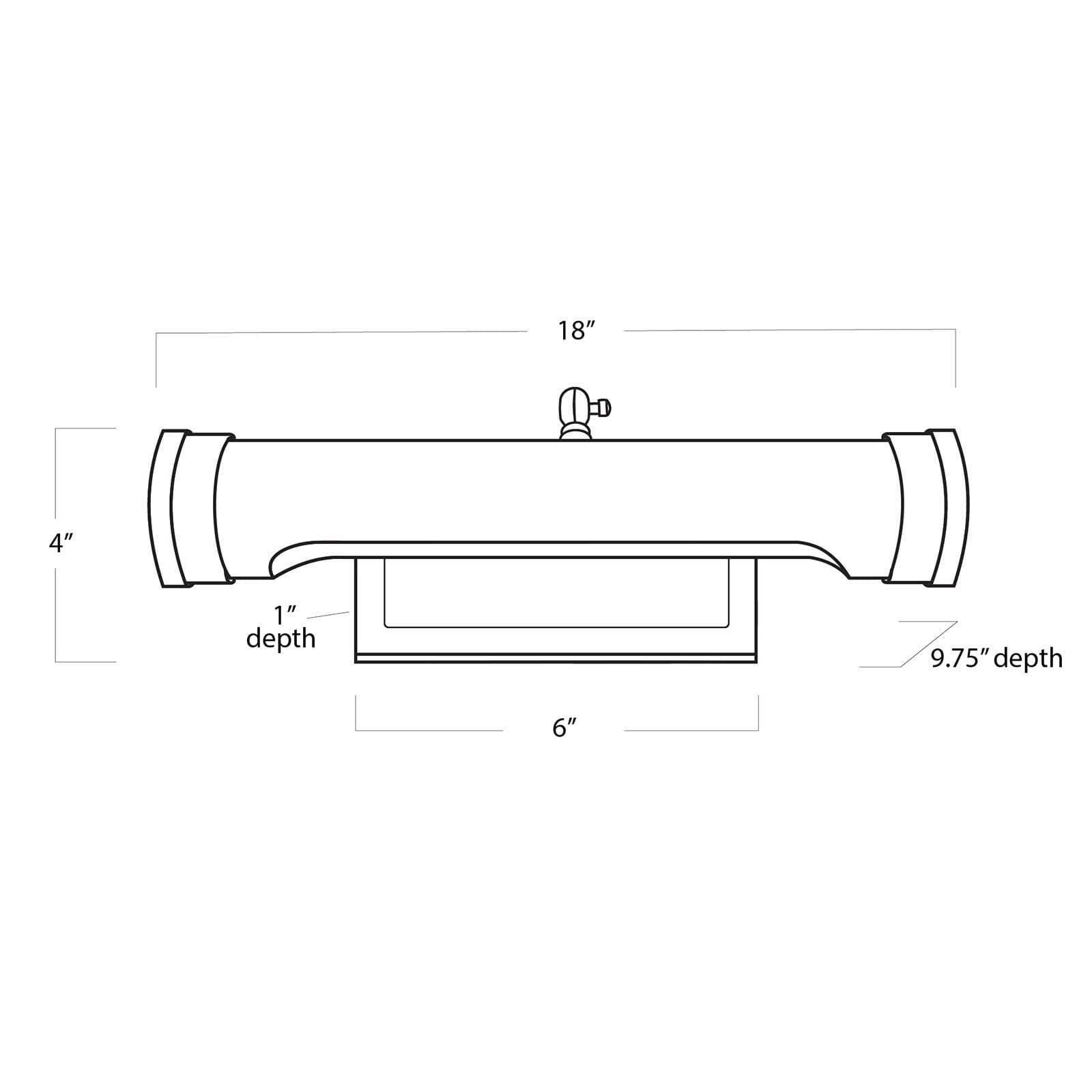 Tate Picture Light Medium Sconces