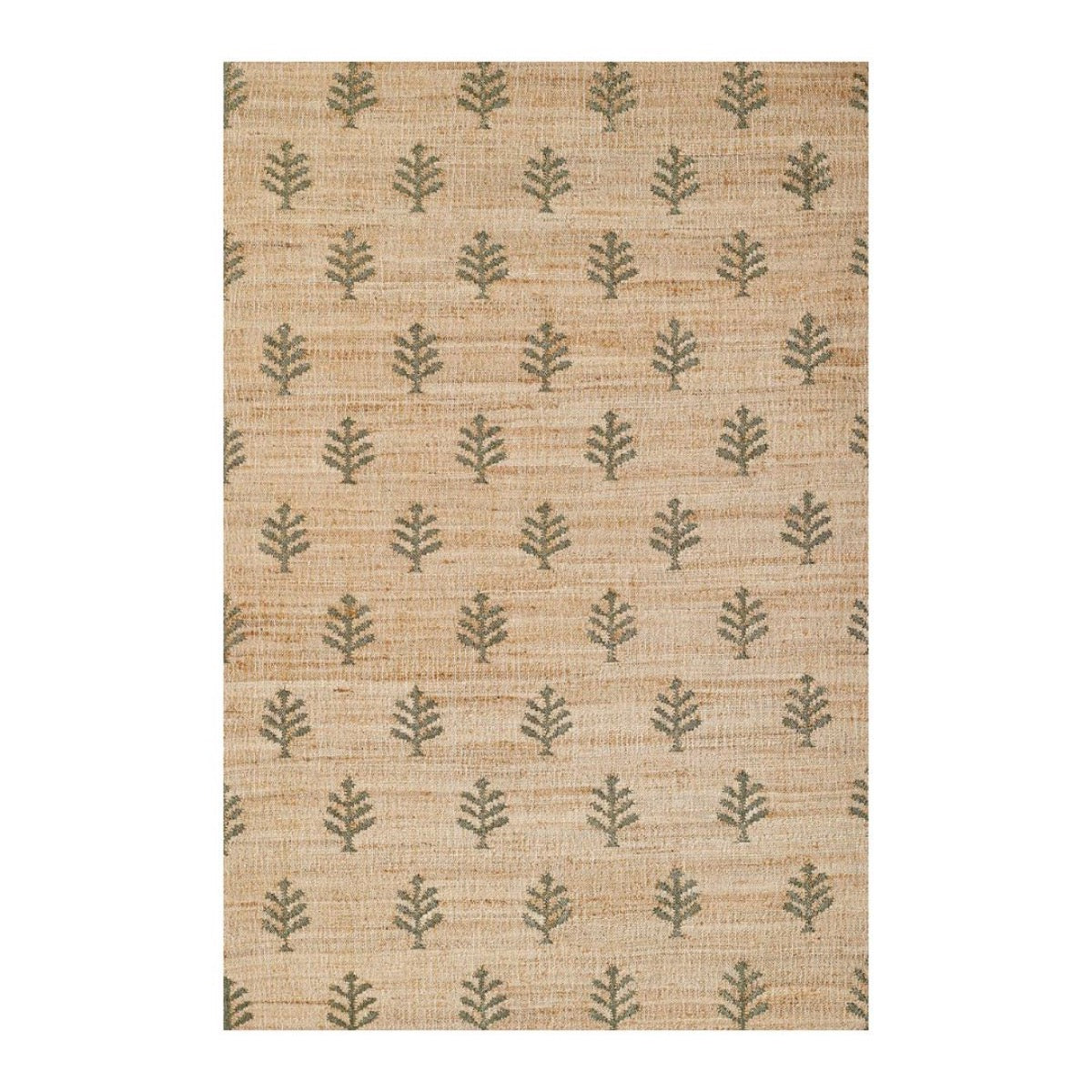 Terrain Jute Rug. Top view.