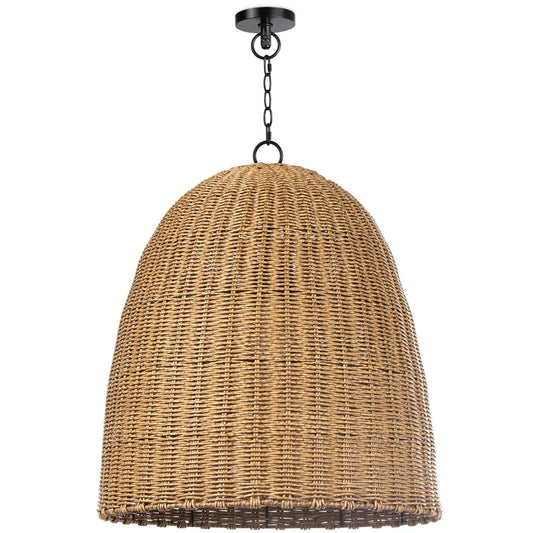 Beehive Outdoor Pendant - Large. Front view.