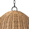 Beehive Outdoor Pendant - Small upper shade. Detail view.