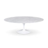 Trumpet Dining Table Oval with Marble Top - Large Dining Tables