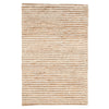 Twiggy Natural Woven Wool/Jute Rug. Top view.