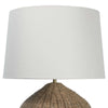 Georgian Table Lamp shade Natural. Detail view.