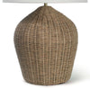 Georgian Table Lamp base Natural. Detail view.