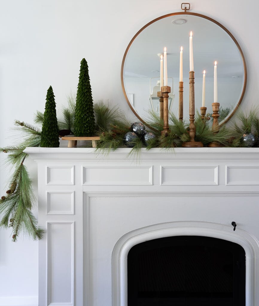 Wood Spindle Candlesticks Objects & Accents