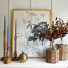 Wood Taper Candlesticks Objects & Accents