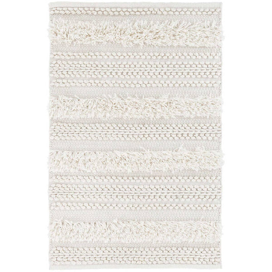 Zhara Stripe Ivory Indoor/Outdoor Rug Rugs
