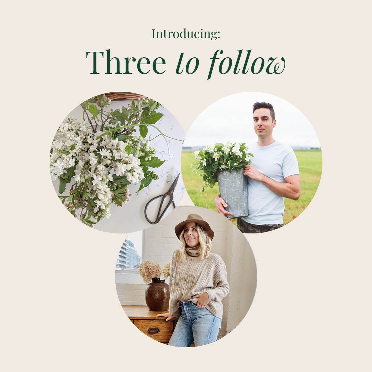 3 to Follow: Cultivate Fresh Home Inspiration with The Growers Daughter, Antonio Valente and Ashley Montgomery
