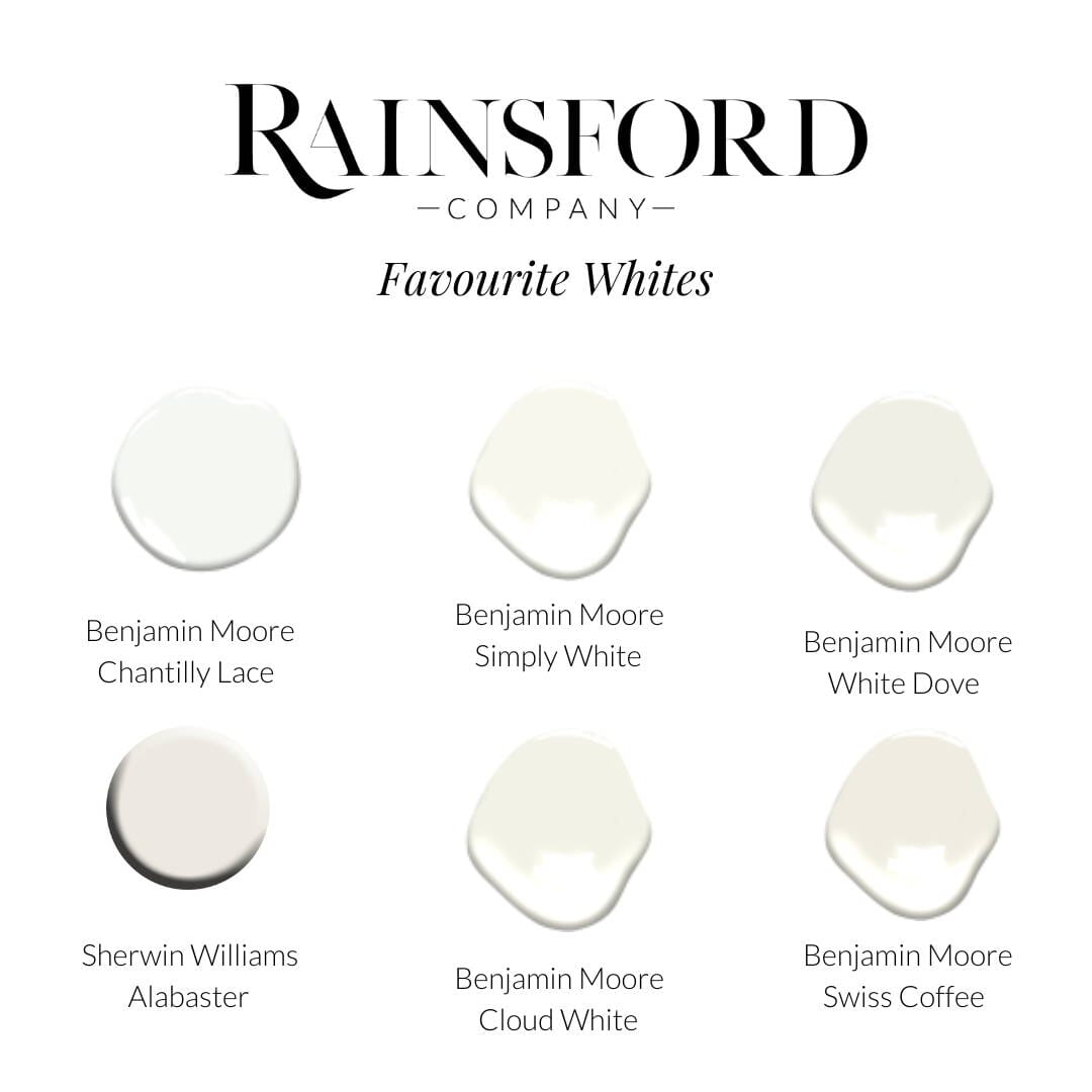 The Best White Paint Colours for Interiors - Rainsford Company