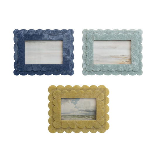 2 layered Scalloped Frame Picture frame 