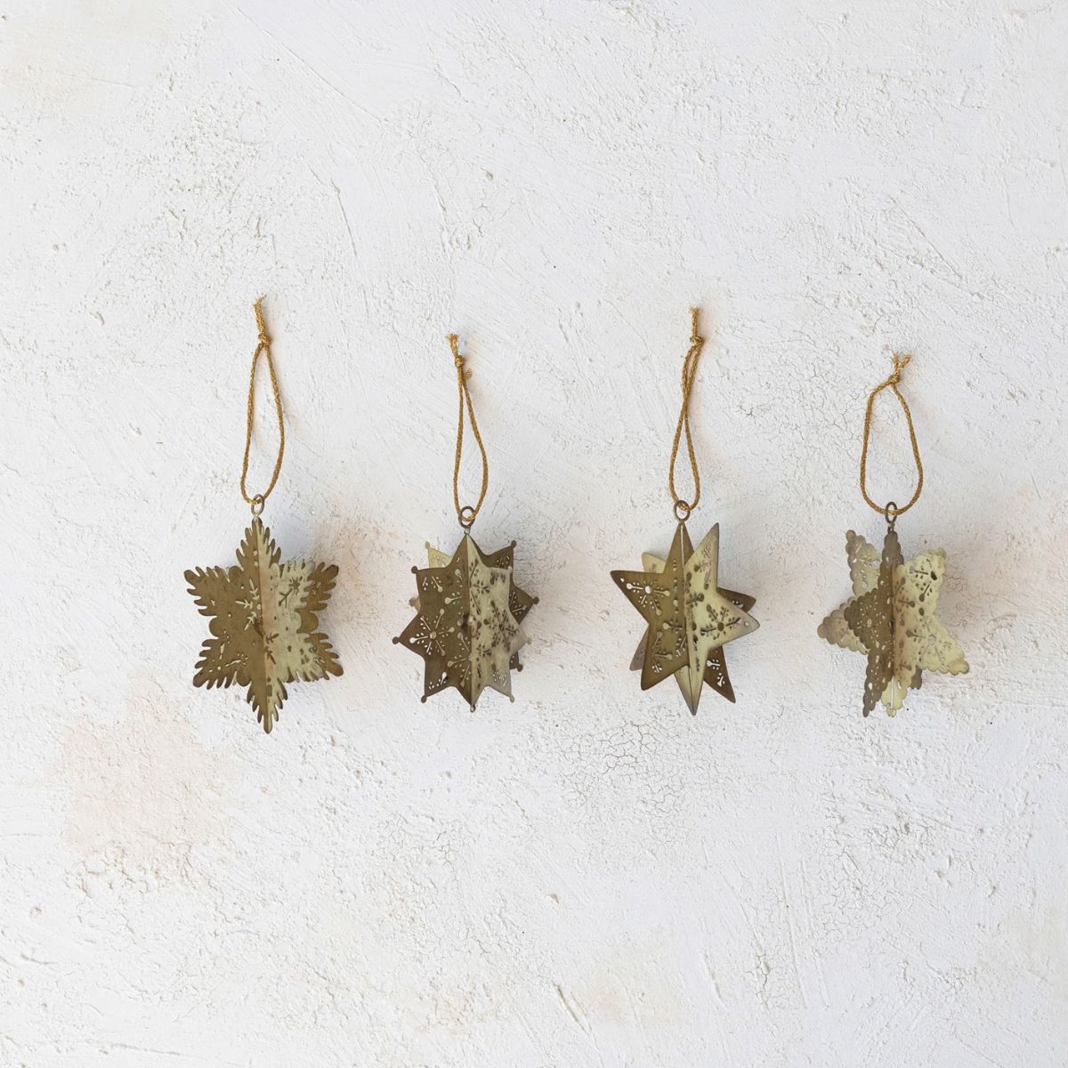 3D Snowflake Ornament Objects & Accents 