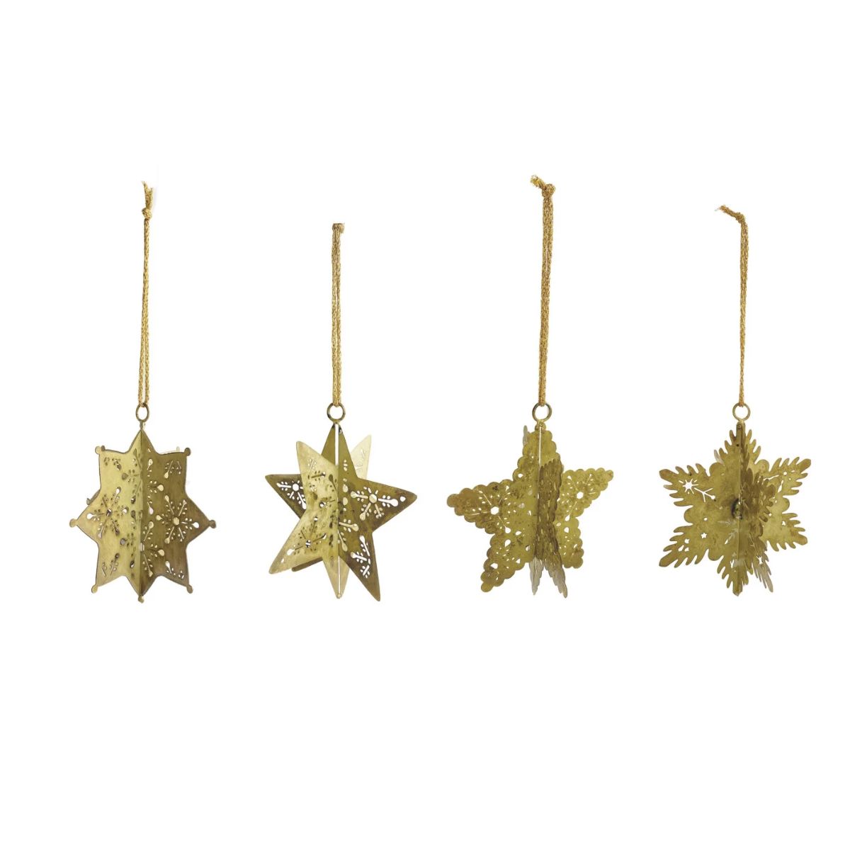 3D Snowflake Ornament Objects & Accents 